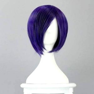 Short Blue/Purple Synthetic Wig (Tokyo Ghoul Touka Kirishima)